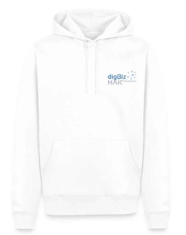 digBiz-Pulli | Druck | weiß